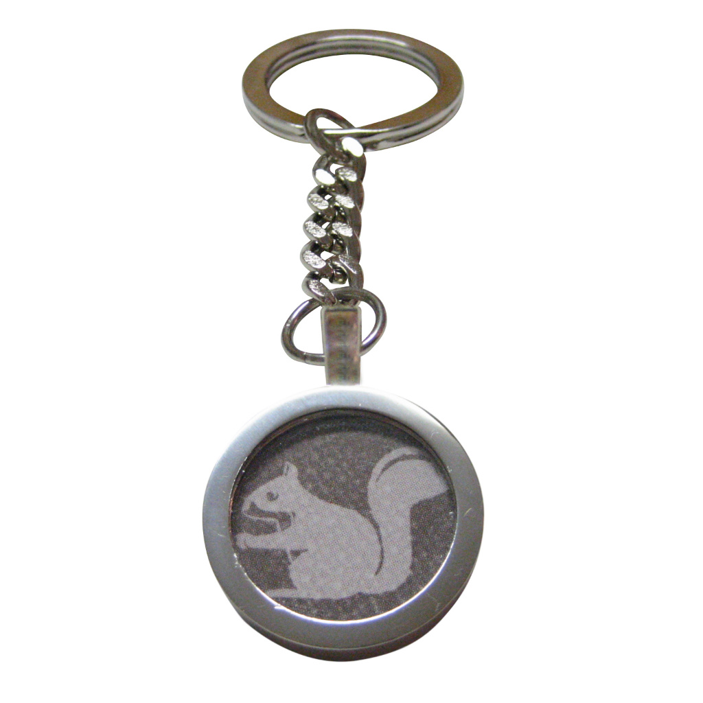 Gray Squirrel Key Chain